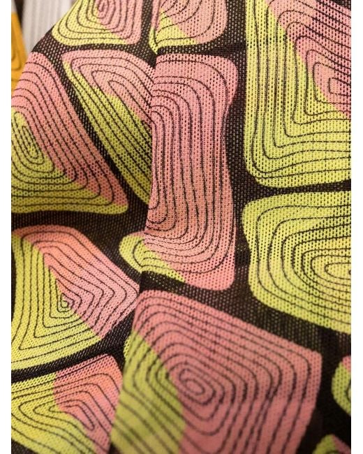 Emilio Pucci Multicolor Tartuca-Print Tights