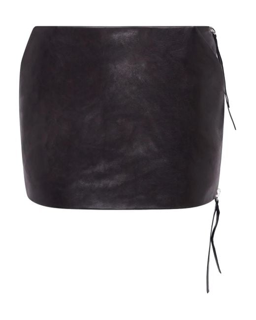 Minijupe Adu À Détails De Zips 16Arlington en coloris Black