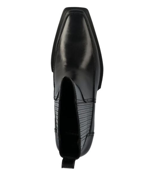 Vagabond Black 62mm Alina Pointed-toe Elastic-panel Boots