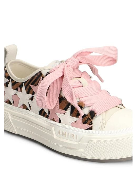 Amiri White Printed Sneakers