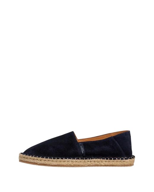 Hackett Blue Baywatch Suede Espadrilles for men