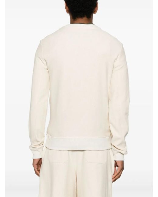 McQueen White Cotton-Blend Sweatshirt for men