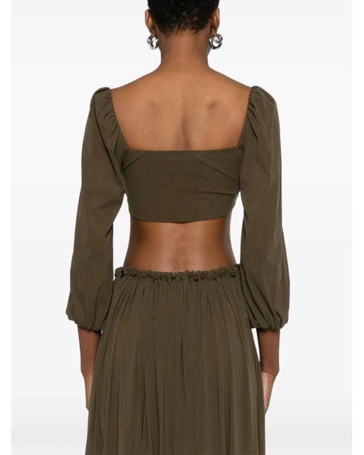 Philosophy Di Lorenzo Serafini ドレープディテール トップ Green