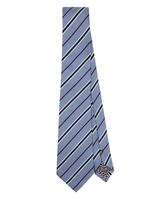 Paul Smith Gestreifte Krawatte aus Seide in Blue für Herren