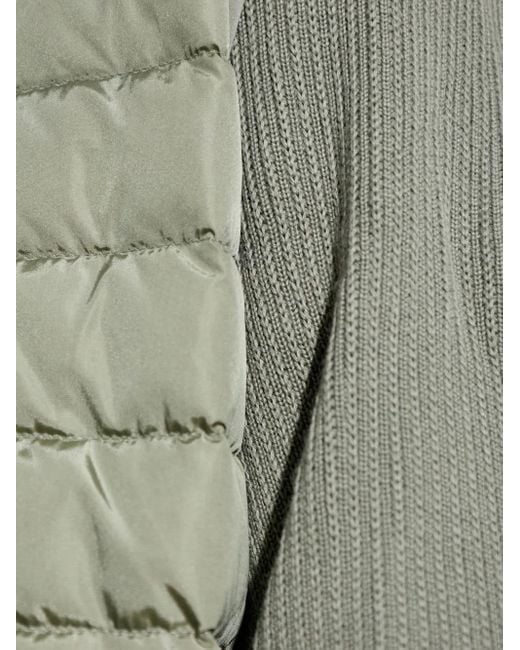 Canada Goose Green Padded-Panel Jacket for men