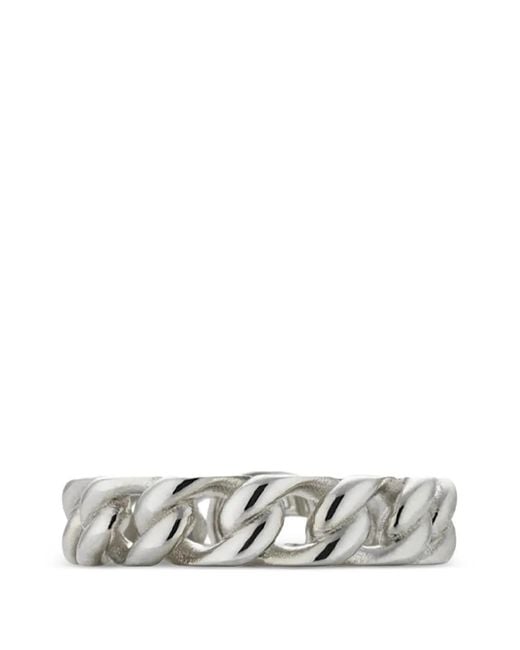 Gucci Interlocking G Ring in het White
