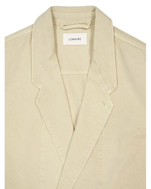 Lemaire Blazer Met Dubbele Rij Knopen in het Natural voor heren