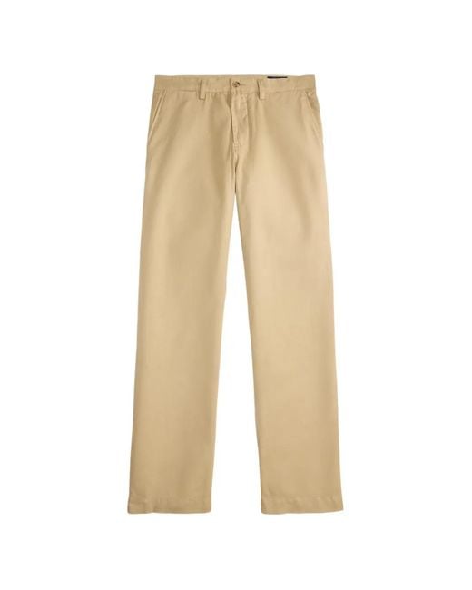 Polo Ralph Lauren Natural Embroidered Chino Trousers for men