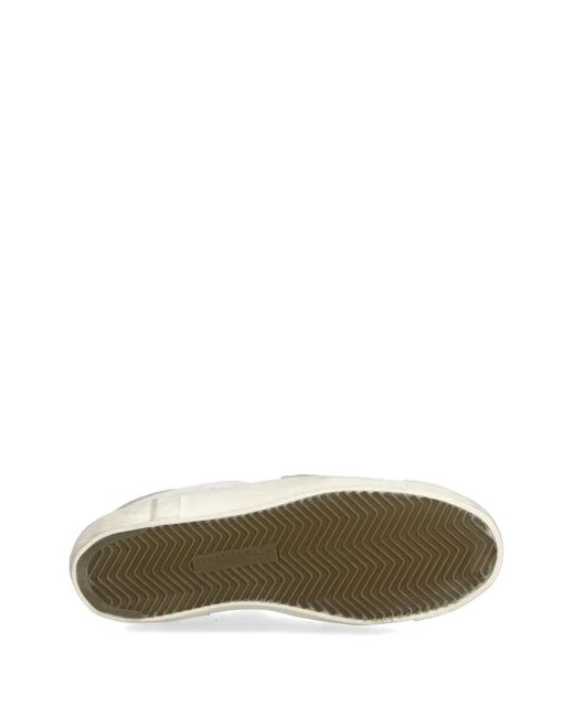 Philippe Model White Triangle-Patch Sneakers for men