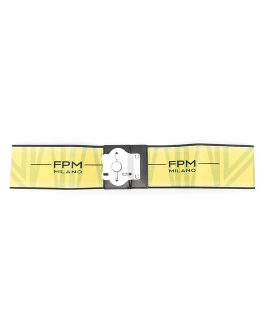 Fpm Milano Yellow Butterfly Elasticated-Belt Xs