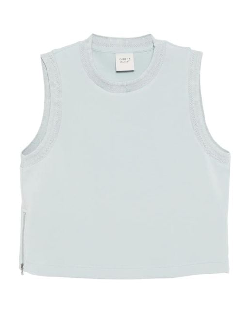 Varley Blue Shea Crop Tank Top