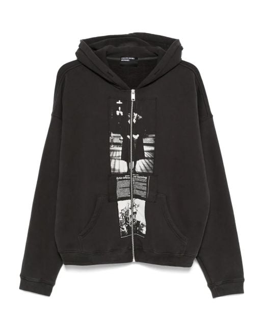 Enfants Riches Deprimes Black Zip-Up Hoodie