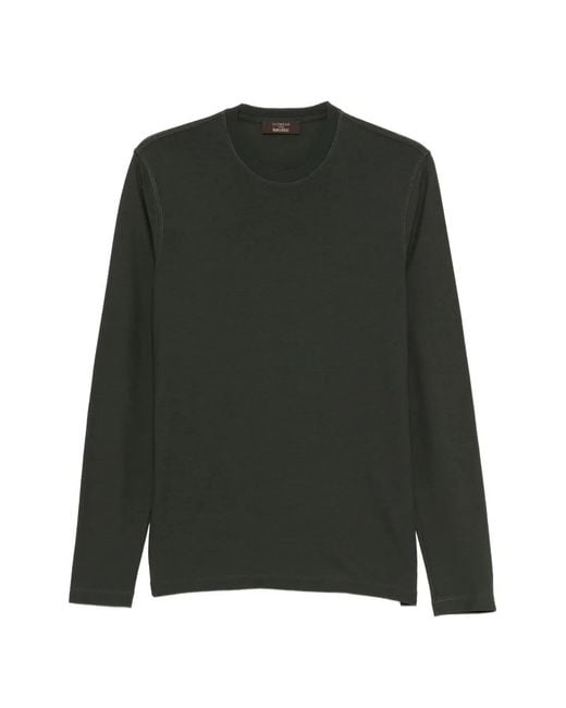 Zanone Green Long Sleeve Top for men