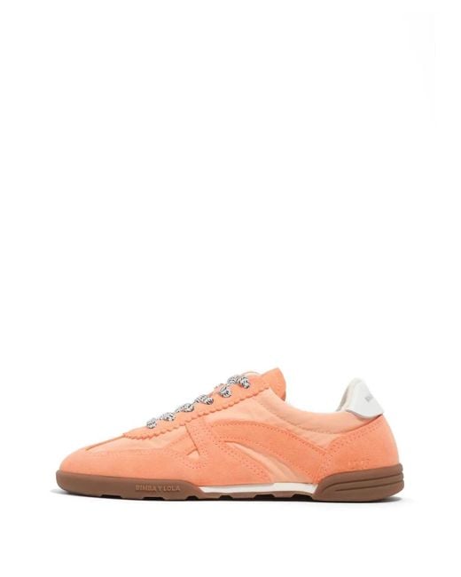 Bimba Y Lola Pink 13 16 Lace-Up Fastening Sneakers