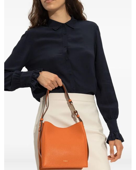 Borsa Tote Nuvola Mini di Furla in Orange
