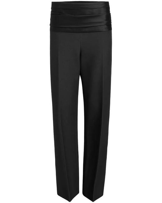 Khaite Black Camberly Trousers