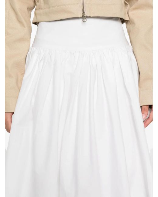 THE GARMENT フレア ミニスカート White