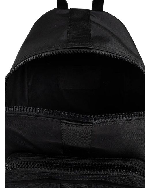 Moschino Black Logo-Detail Backpack for men