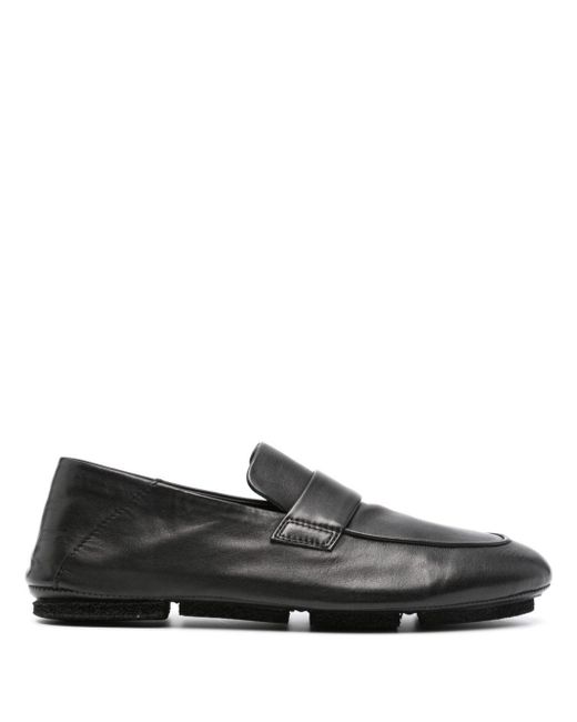 Officine Creative Gray C-side Nappa Leather Loafers