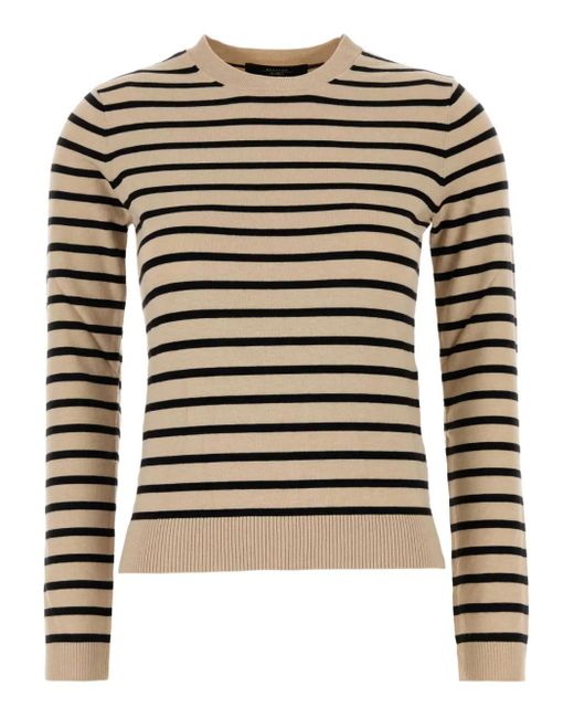 Maglione A Righe di Weekend by Maxmara in Black