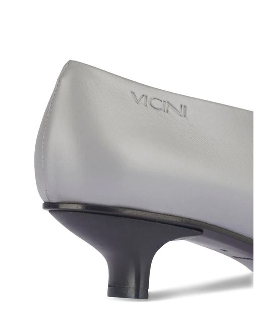 Vicini Gray Escarpins Sloane À Bout Pointu