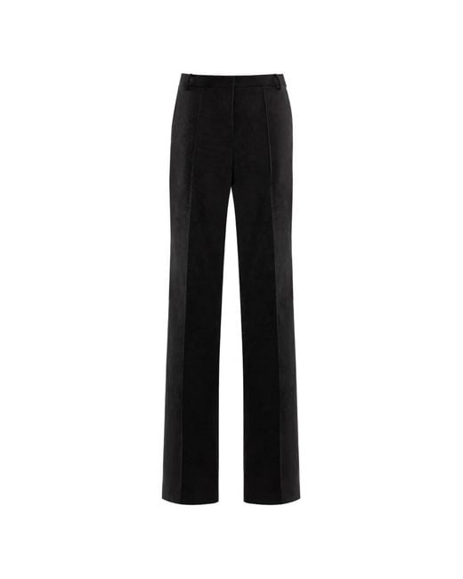Saiid Kobeisy Black Straight-Cut Straight Trousers
