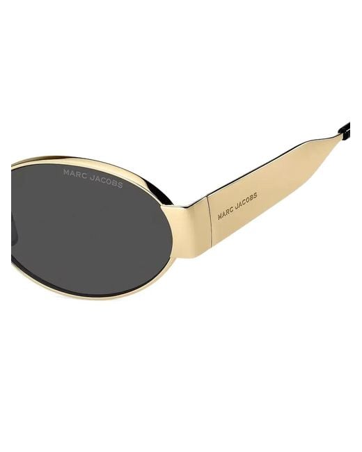 Marc Jacobs Metallic Oval-Frame Sunglasses
