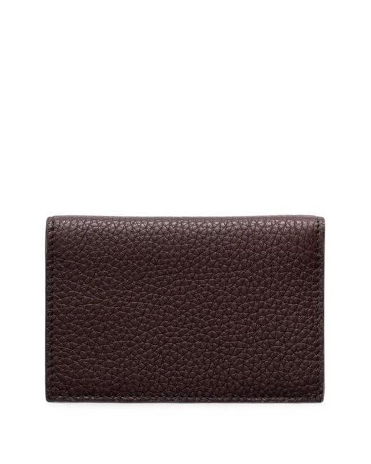 Prada Purple Leather Card Holder for men