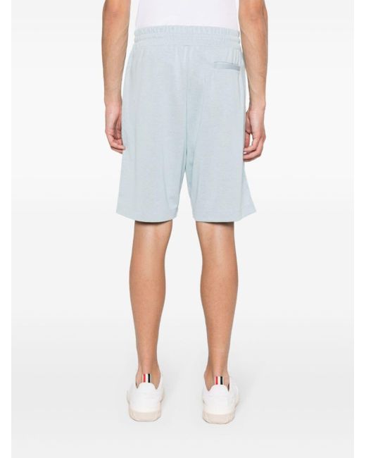 Lardini Blue Elasticated-waistband Shorts for men