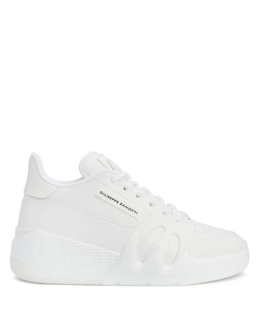 Giuseppe Zanotti White Talon Leather Low-top Sneakers for men