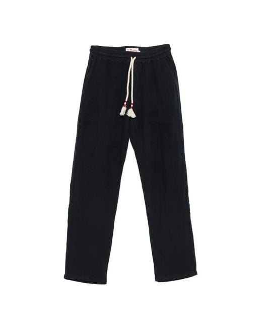 Mc2 Saint Barth Blue Calais Drawstring Trousers for men