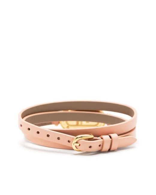 Fendi White O'Lock Oval Double-Strap Watch