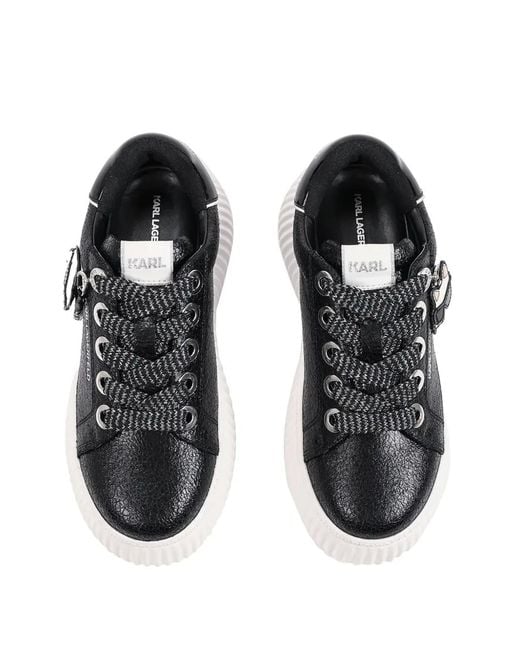 Karl Lagerfeld Black Ikon Nft Kreeper Sneakers