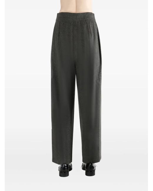 Amomento Gray High-Waisted Trousers