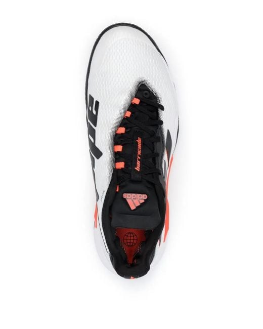 Adidas White Barricade Sneakers for men