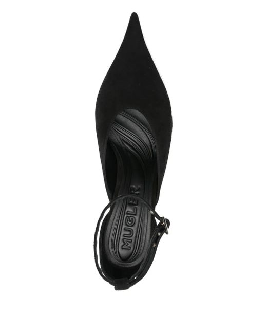 Mugler Black 100 Leather Pu