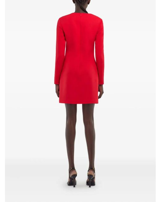 Roberto Cavalli Red Jersey Mini Dress
