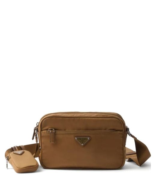 Bolso De Hombro Re-Nylon Prada de color Brown