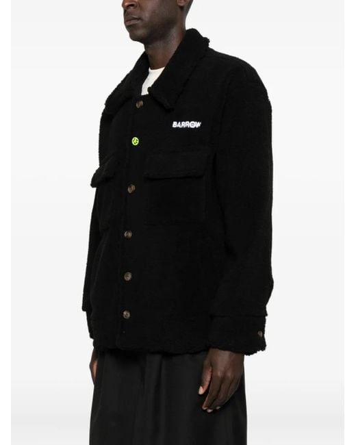 Barrow Hemdjacke Aus Sherpa-Fleece in Black für Herren