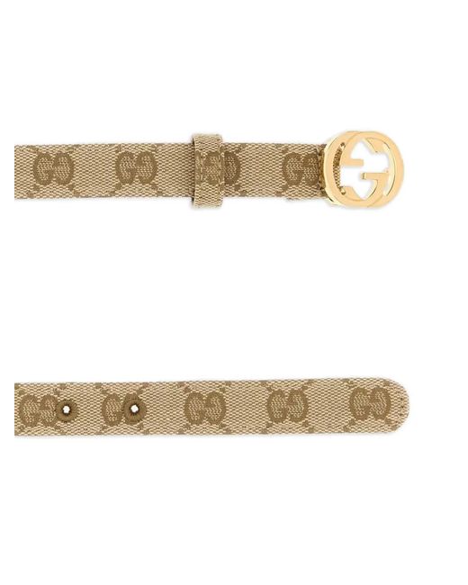 Gucci Metallic Interlocking G Belt