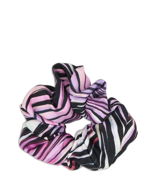 Roberto Cavalli Pink Ray Of Paradise Scrunchie