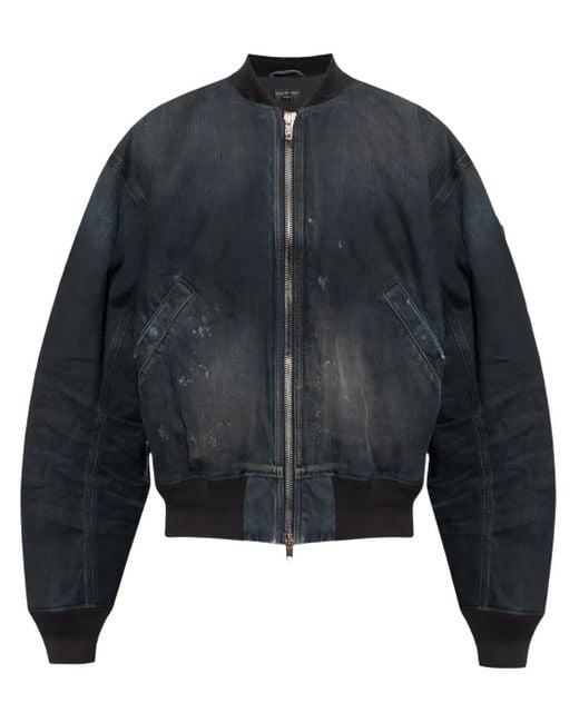 BALENCIAGA 25SS denim bomber デニムボンバー M BALENCIAGA 25 spring denim bomber jacket - メルカリ
