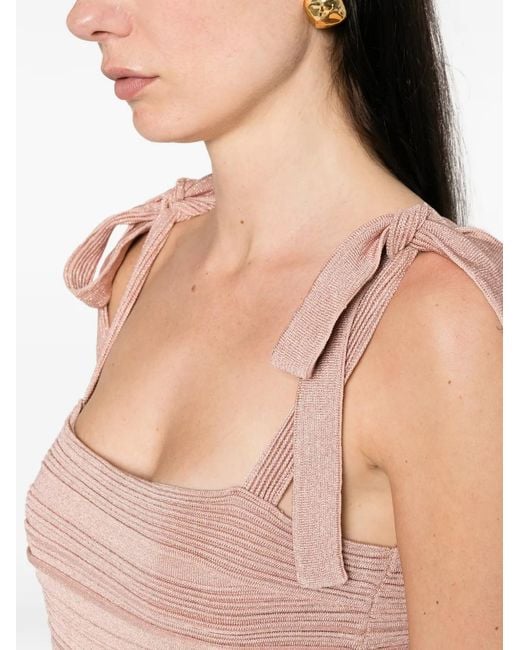 Zimmermann Pink Tie Strap Dress