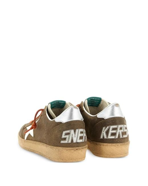 Golden Goose Deluxe Brand Brown Ball Star Leather Sneakers for men