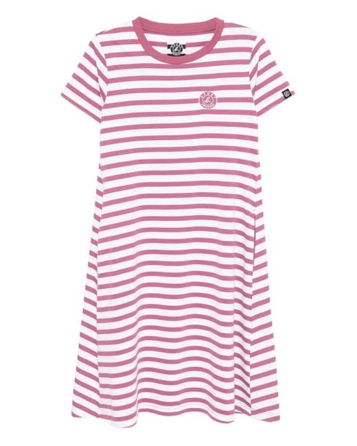 SPORT b. by agnès b. Pink Logo Stripe Dress