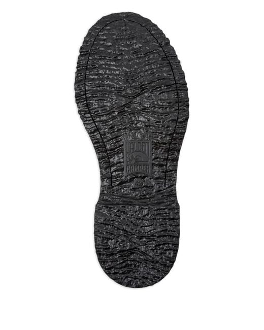 Camper Black Leather Moccasins for men