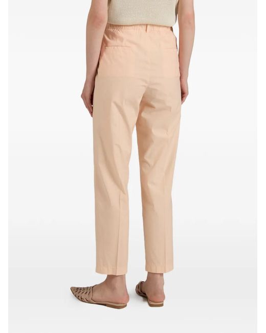 Incotex White Belt-Loop Trousers