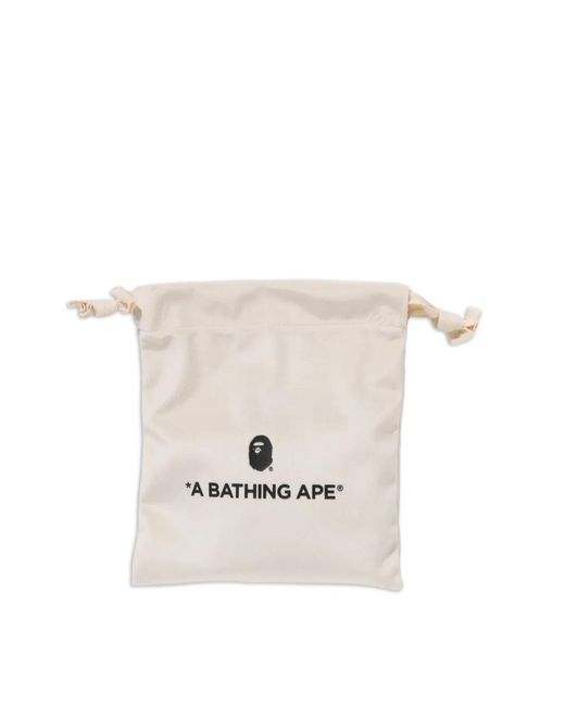 A Bathing Ape Black Shark Pouch for men
