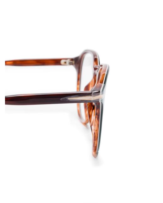 David Beckham Green Round-Frame Glasses for men