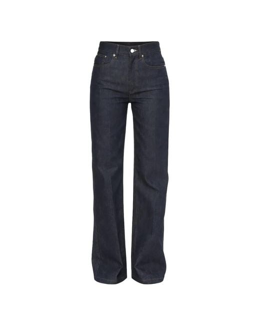 A.P.C. Blue Cotton Jeans for men